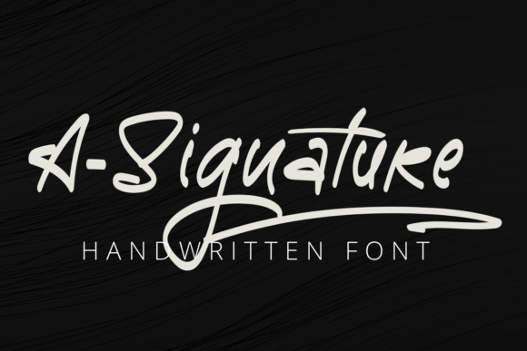 A-Signature Font: A Web Designer’s Elegance in Action