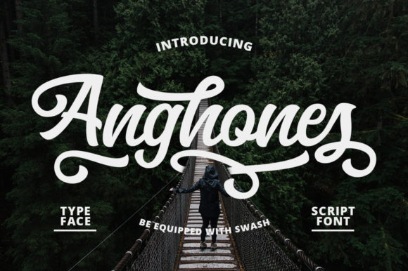 Anghones Font: A Stylish Typeface for Small Business Branding