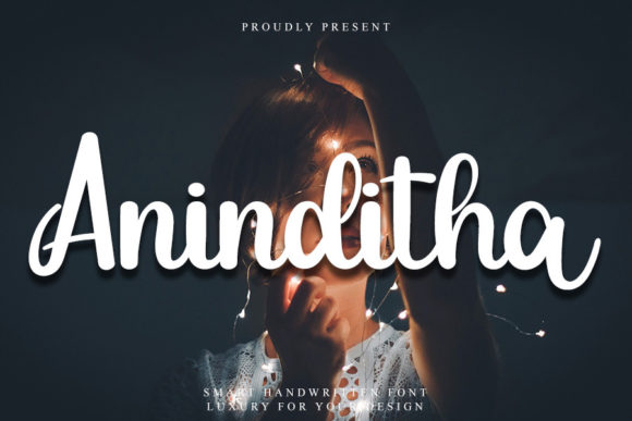 Aninditha Font: A Playful Script for Editorial Design