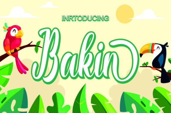 Bakin Font: Elevate Your Brand Identity with Modern Script Typography