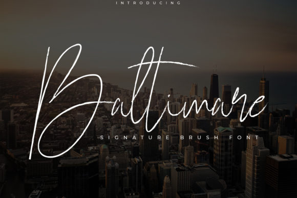 Baltimare Font: A Handwritten Typeface for Thoughtful Editorial Design