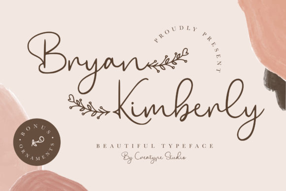 Bryan Kimberly: A Handwritten Font That Elevates Branding Projects