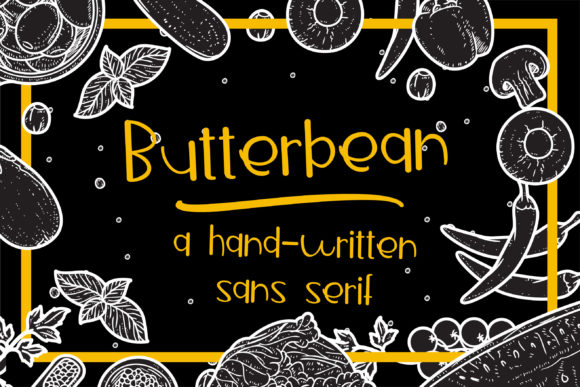 Butterbean: A Warm and Expressive Script Font for Creative Projects