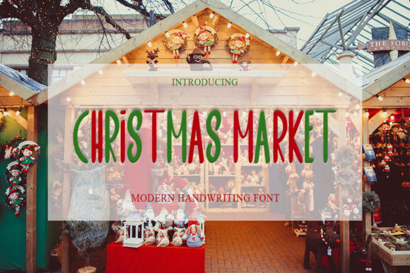 Christmas Market Font: A Playful Touch for Your Brand
