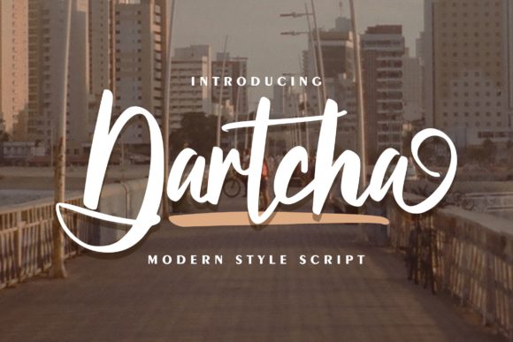 Dartcha: A Delicate Script Font for Crafting and Commercial Projects