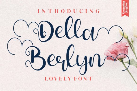 Della Berlyn: A Sweet Script Typeface for Campaigns That Capture Hearts