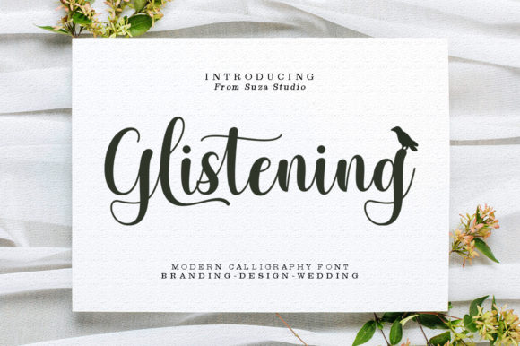 Glistening Font: A Premium Script for Memorable Branding