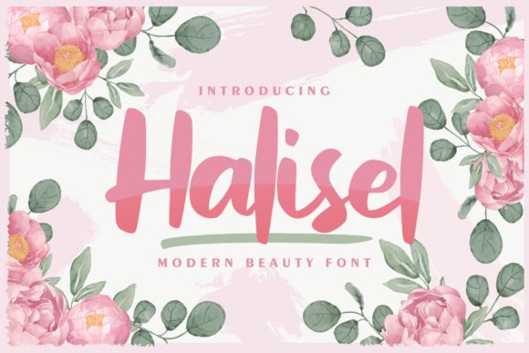 Halisel: A Handwritten Font for Editorial Designers