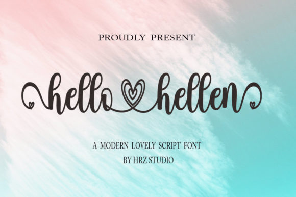 Hello Hellen: A Stylish Handwritten Font for Creative Makers