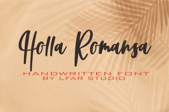 Holla Romansa: A Handwritten Font for Crafty Creations