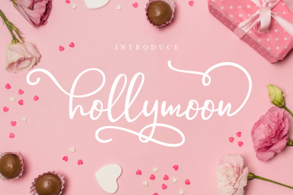 Hollymoon: A Handwritten Typeface for Polished Web Design