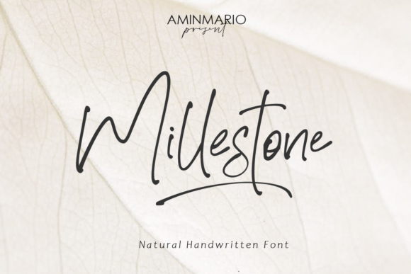 Millestone: A Handwritten Font for Professional Branding