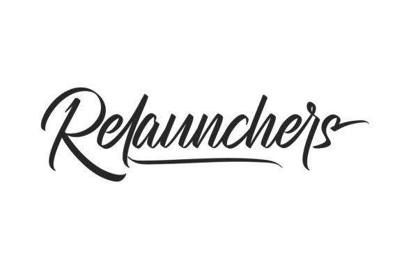 Relaunchers: A Handwritten Font for Professional Branding