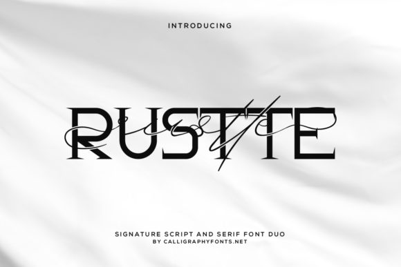 Rustte Font: A Script and Serif Duo for Crafters and Designers