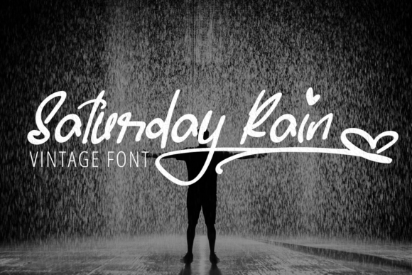 Saturday Rain: A Stylish Font for Small Business Branding
