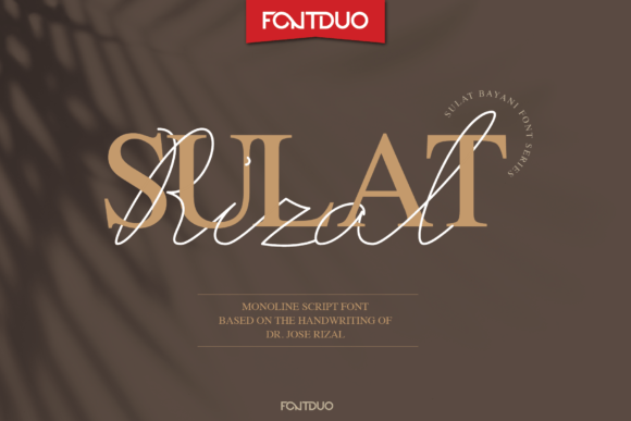Sulat Rizal: A Script Font with Soul