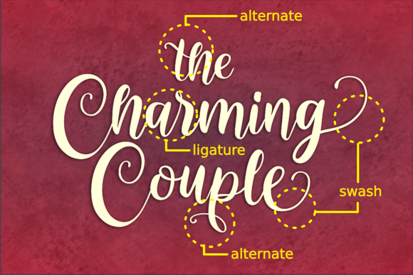 The Charming Couple Font: A Script Amp Typeface That Elevates Digital Design