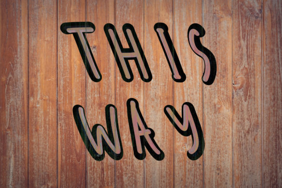 This Way: A Versatile Script Font for Marketers and Designers